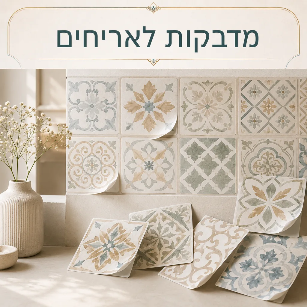 מדבקות לאריחים