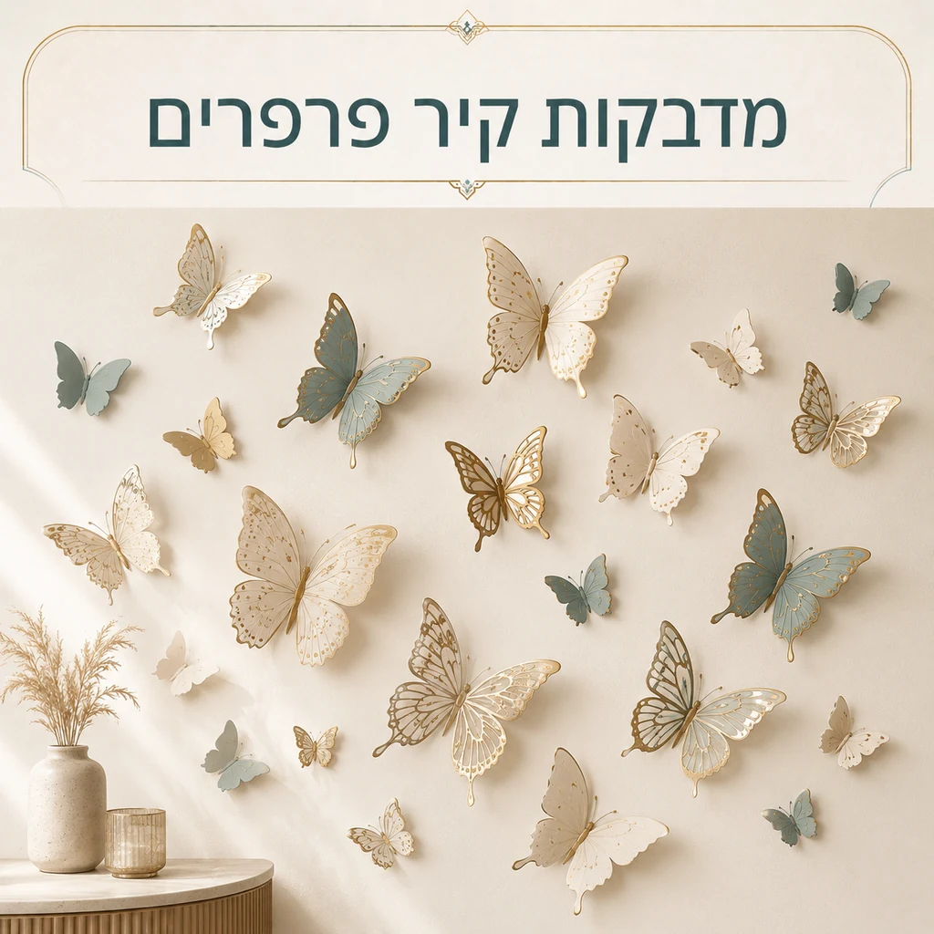מדבקות קיר פרפרים