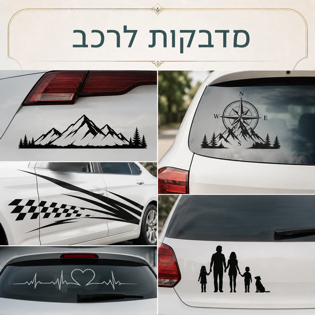 מדבקות לרכב