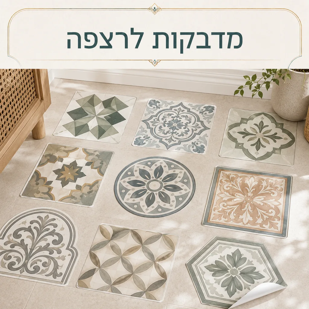 מדבקות לרצפה