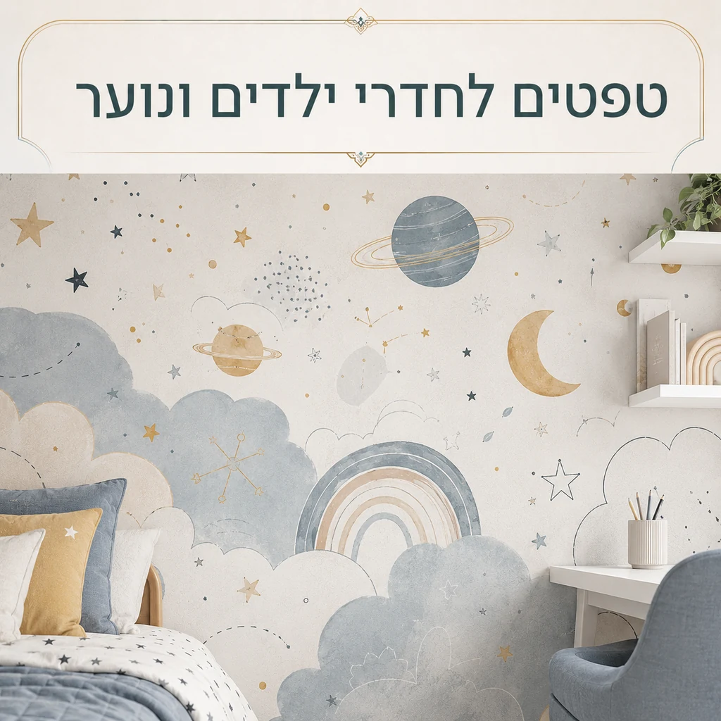 טפטים לחדרי ילדים ונוער