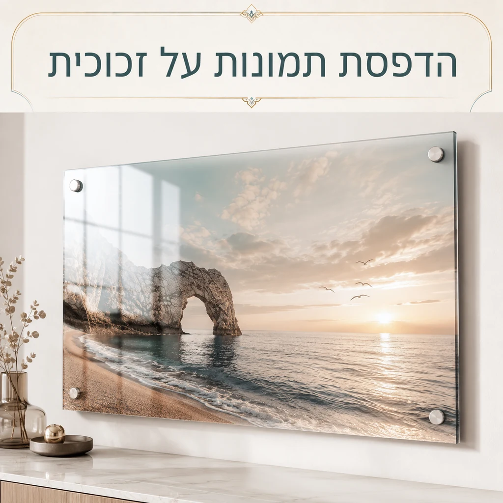 הדפסת תמונות על זכוכית