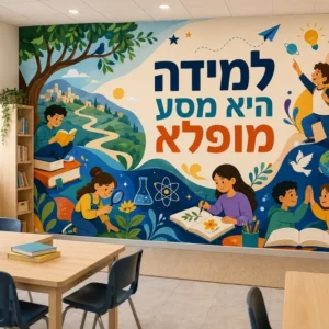 הילדים לומדים ומגלים את העולם