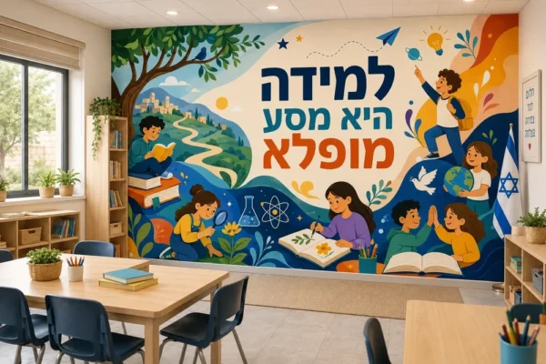 הילדים לומדים ומגלים את העולם