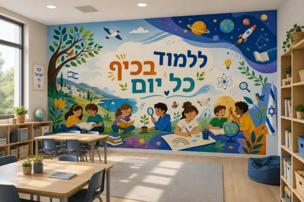 טפט ילדים לומדים בחוץ