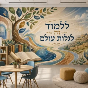 עץ ספרים וגלובוס קסום