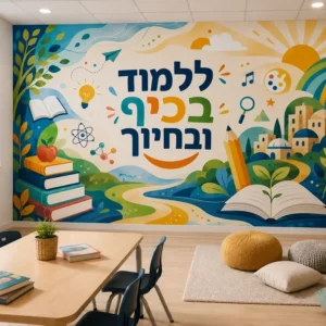 טבע וחינוך בצבעים עליזים