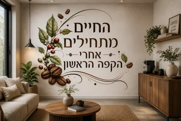 פולי קפה ומילים – שילוב חמים