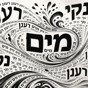 קליגרפיה עברית במערבולות