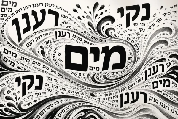 קליגרפיה עברית במערבולות
