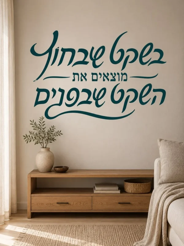 קליגרפיה עברית מעוצבת