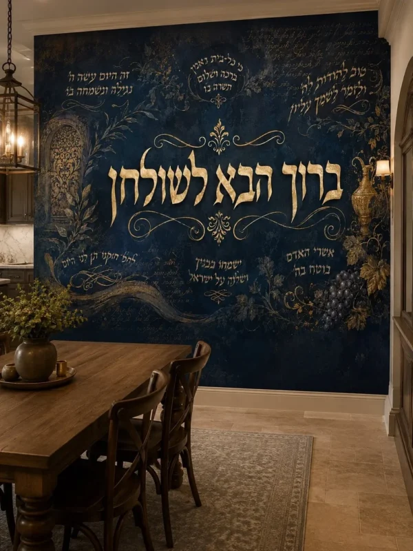 קליגרפיה עברית בפריחה עוטרת