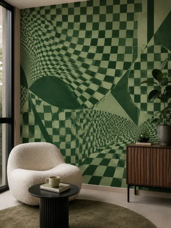 טפט פנטזיה ירוקה