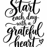 מדבקה עם כיתוב בכתב יד שחור, סמל לב קטן בסוף המשפט