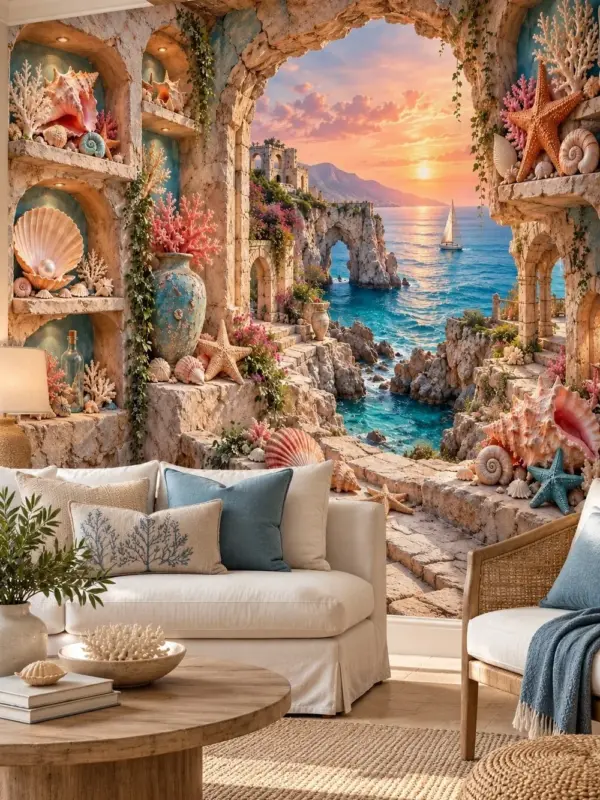 Gateway to the Sea Horizon Wall Mural