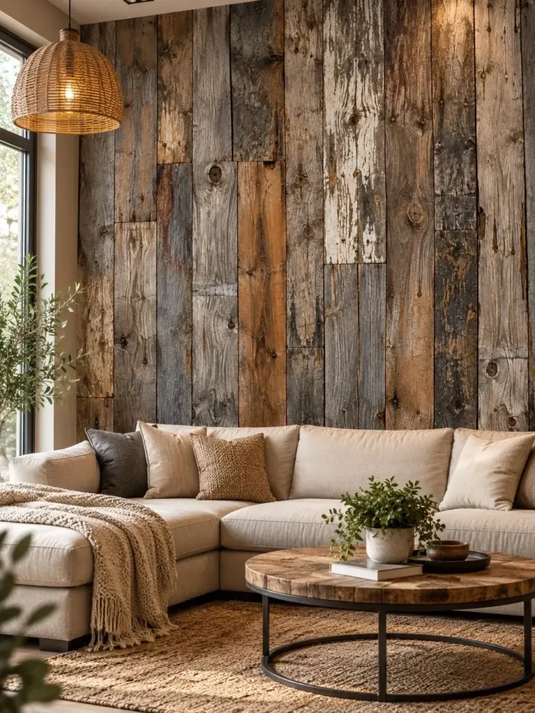Rustic Wood Plank Wallpaper