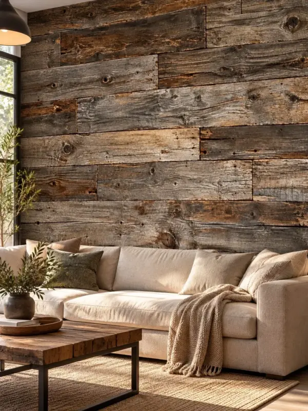 Rustic Barn Wood Wall Covering